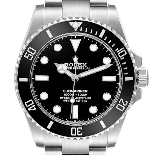 Photo of Rolex Submariner No Date Steel Ceramic Bezel Mens Watch 124060
