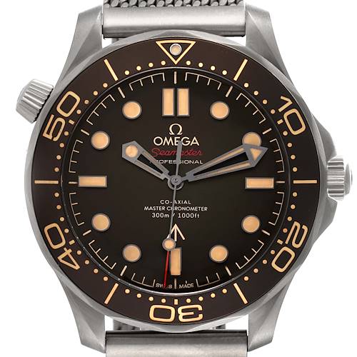 Photo of Omega Seamaster 300M 007 Edition Titanium Watch 210.90.42.20.01.001 Box Card