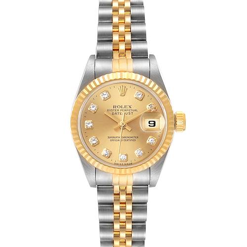 Photo of NOT FOR SALE Rolex Datejust 26mm Steel Yellow Gold Diamond Ladies Watch 69173 PARTIAL PAYMENT
