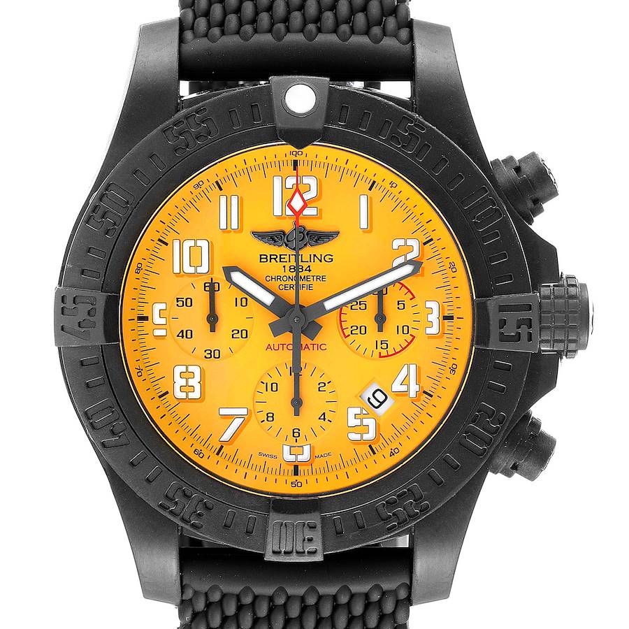 Breitling Avenger Hurricane 12H 45mm Yellow Dial Mens Watch XB0180 SwissWatchExpo
