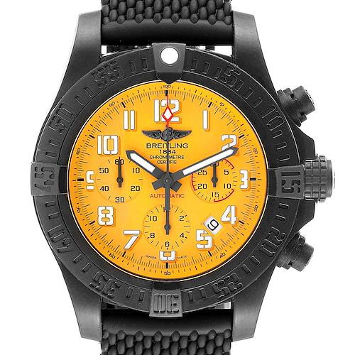Photo of Breitling Avenger Hurricane 12H 45mm Yellow Dial Mens Watch XB0180