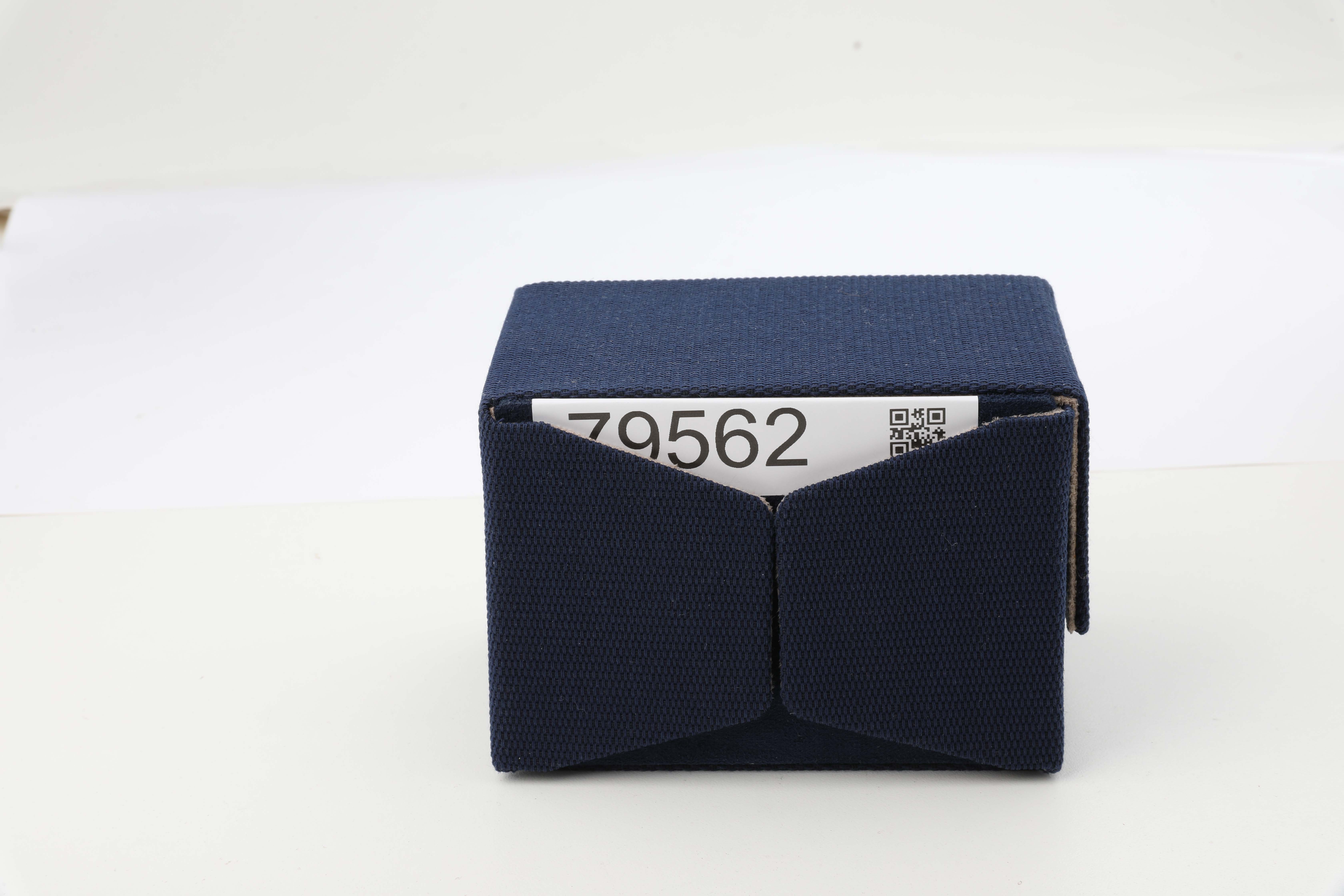 The image shows the packaging for a Breitling Navitimer AB0139 Men's Stainless Steel Silver Dial watch, viewed from the front with part of the label visible.