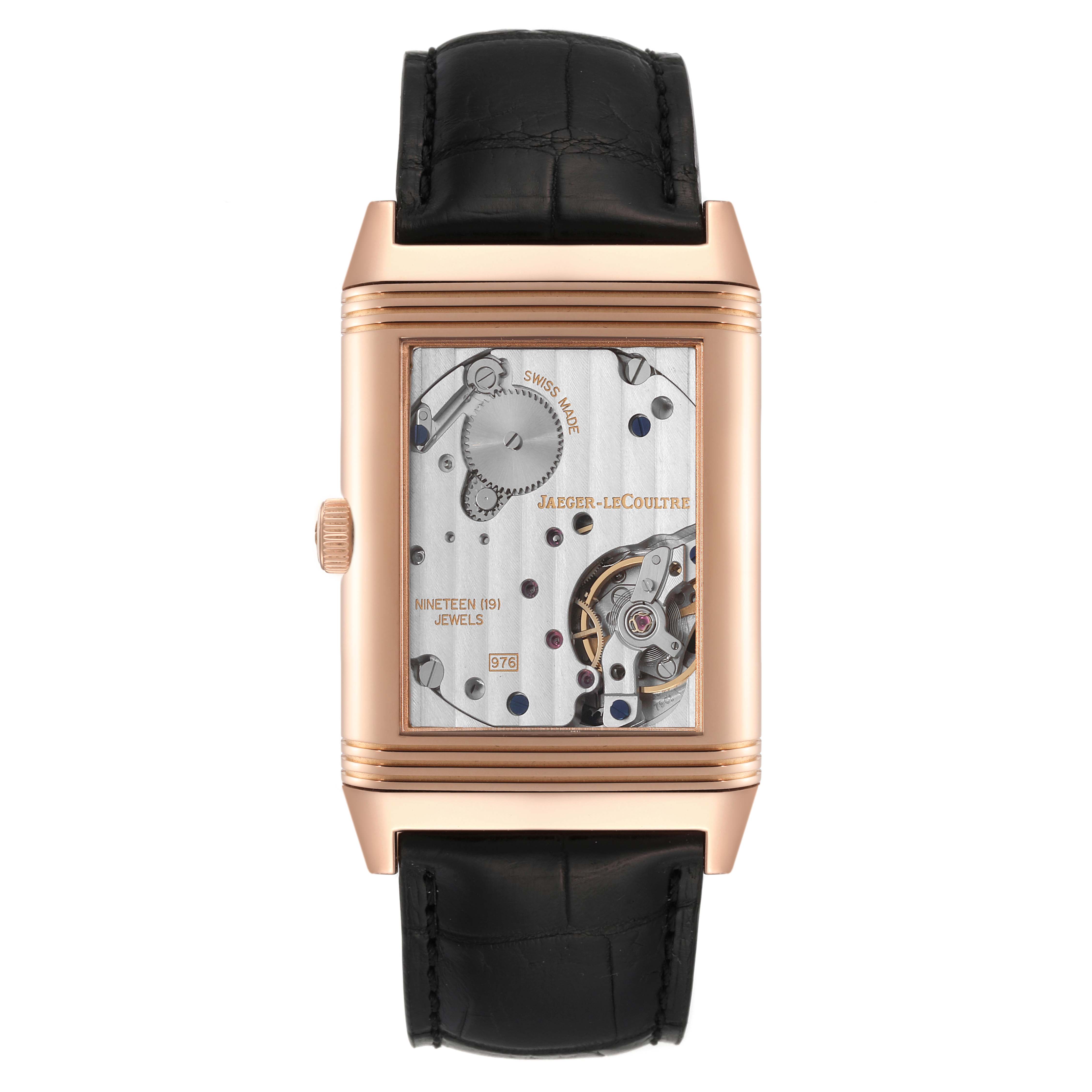 Jaeger LeCoultre Grande Reverso 976 Rose Gold Watch 273.2.04 Q3732470 ...