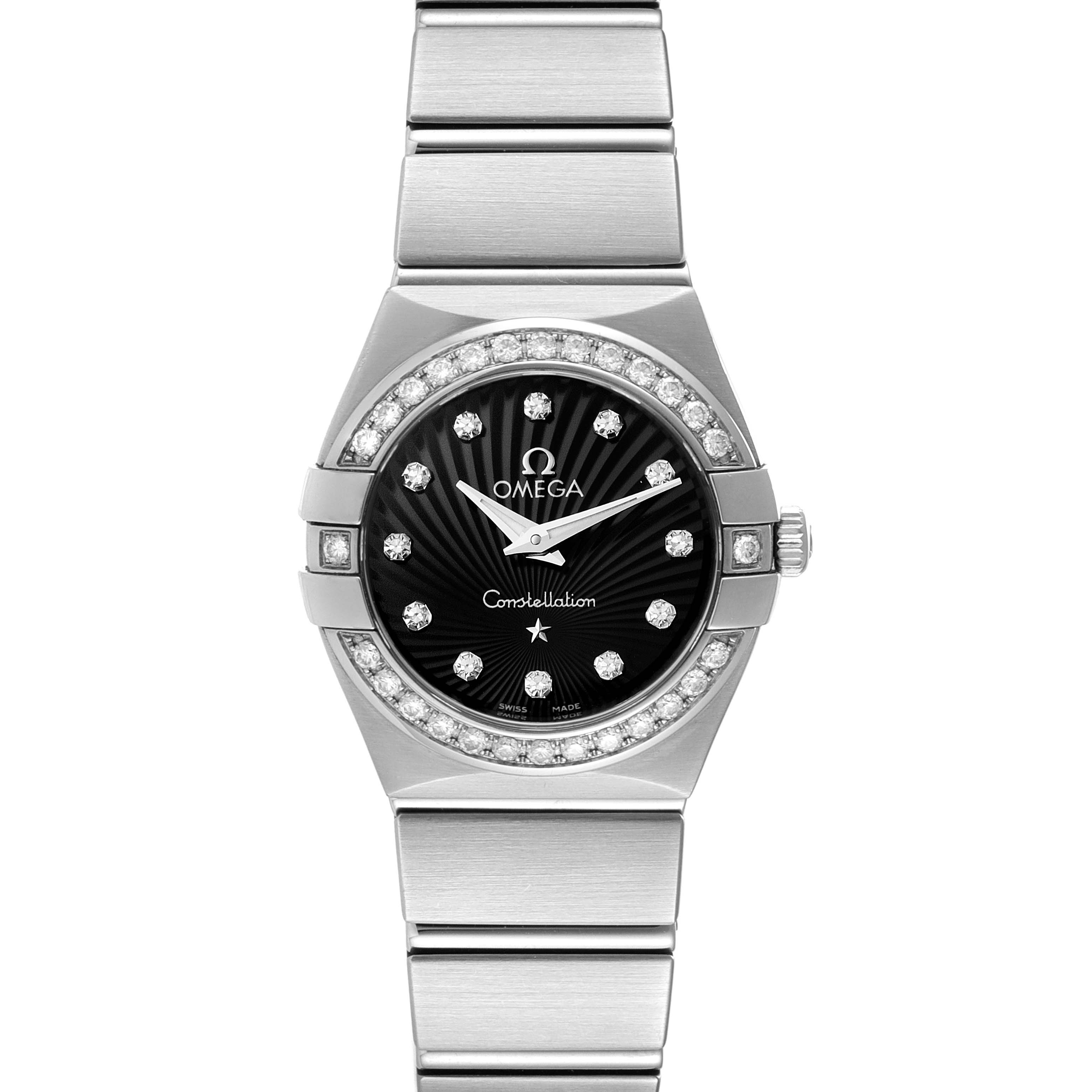 Omega constellation shop diamond watch