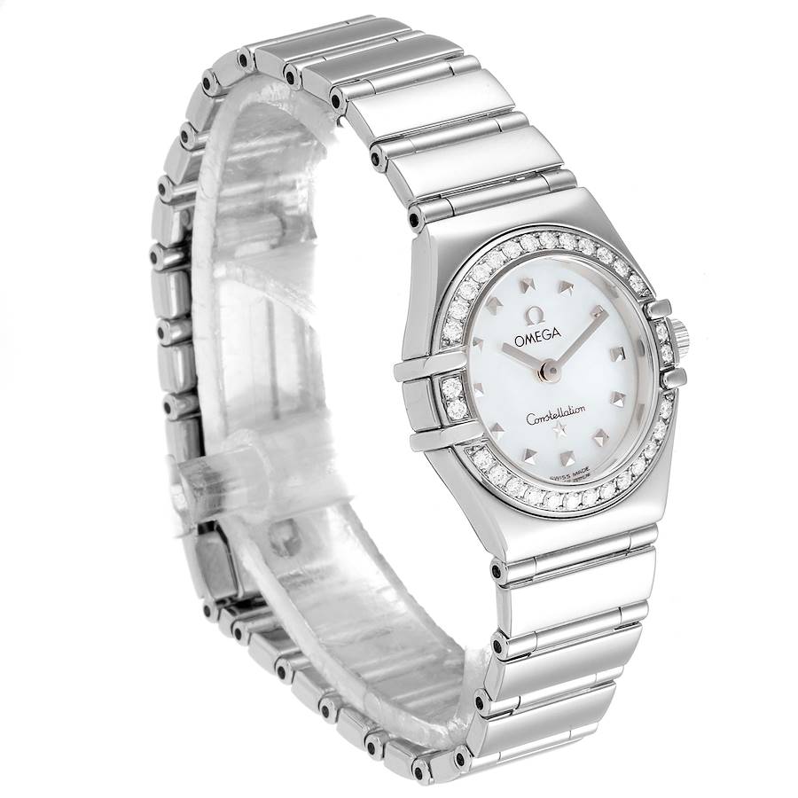 Omega Constellation My Choice Mini Diamond Steel Ladies Watch 1465.71.00