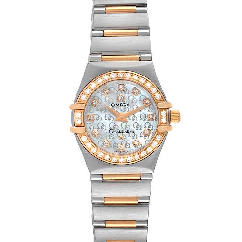 Photo of Omega Constellation My Choice Steel Rose Gold Diamond Watch 1360.75.00