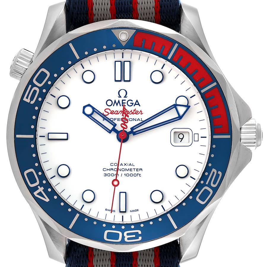 Omega Seamaster James Bond Commander LE Steel Watch 212.32.41.20.04.001 Box Card SwissWatchExpo