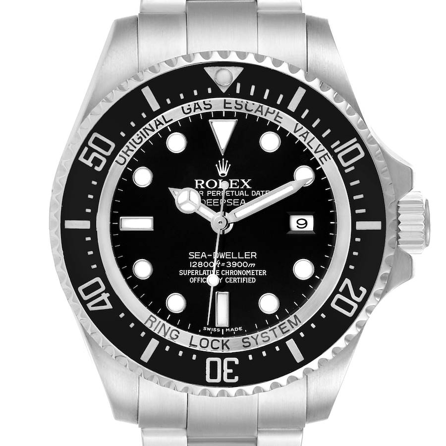 Rolex Seadweller Deepsea Black Dial Ceramic Bezel Mens Watch 116660 SwissWatchExpo