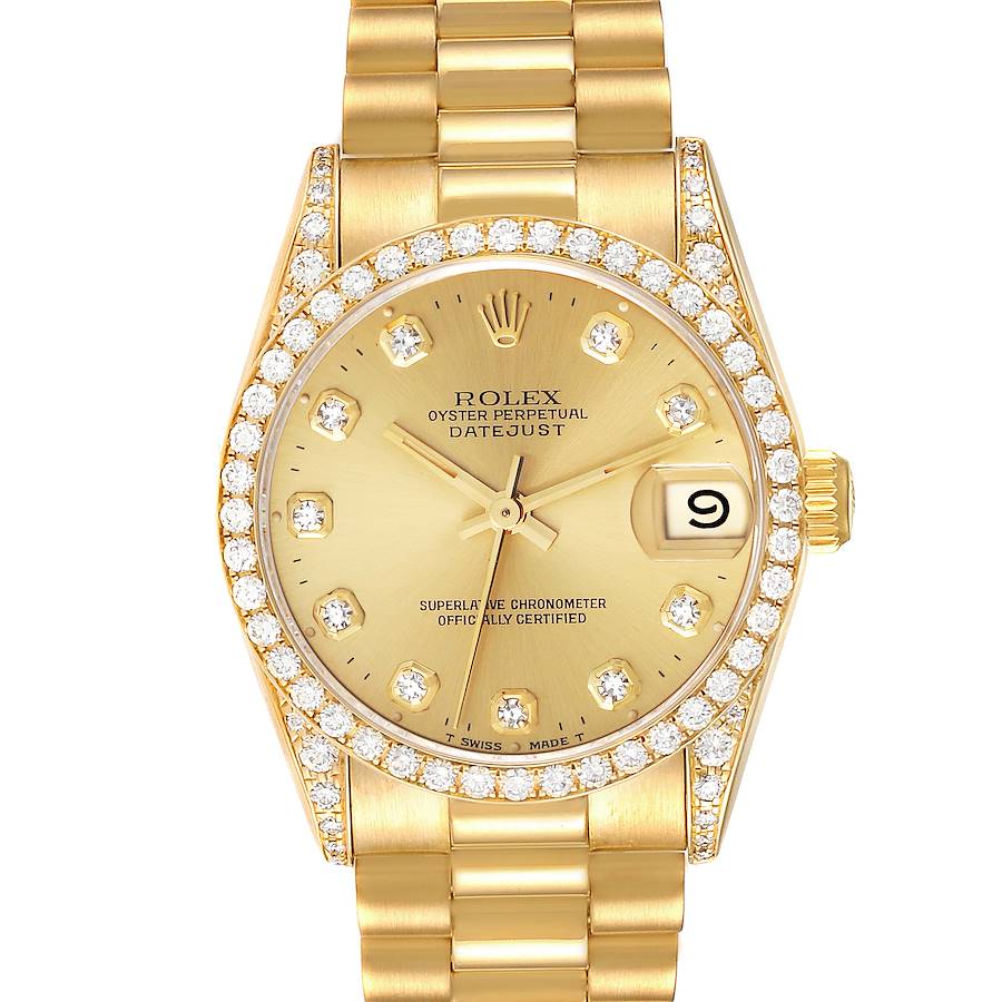Rolex Datejust President 18K Gold Watch