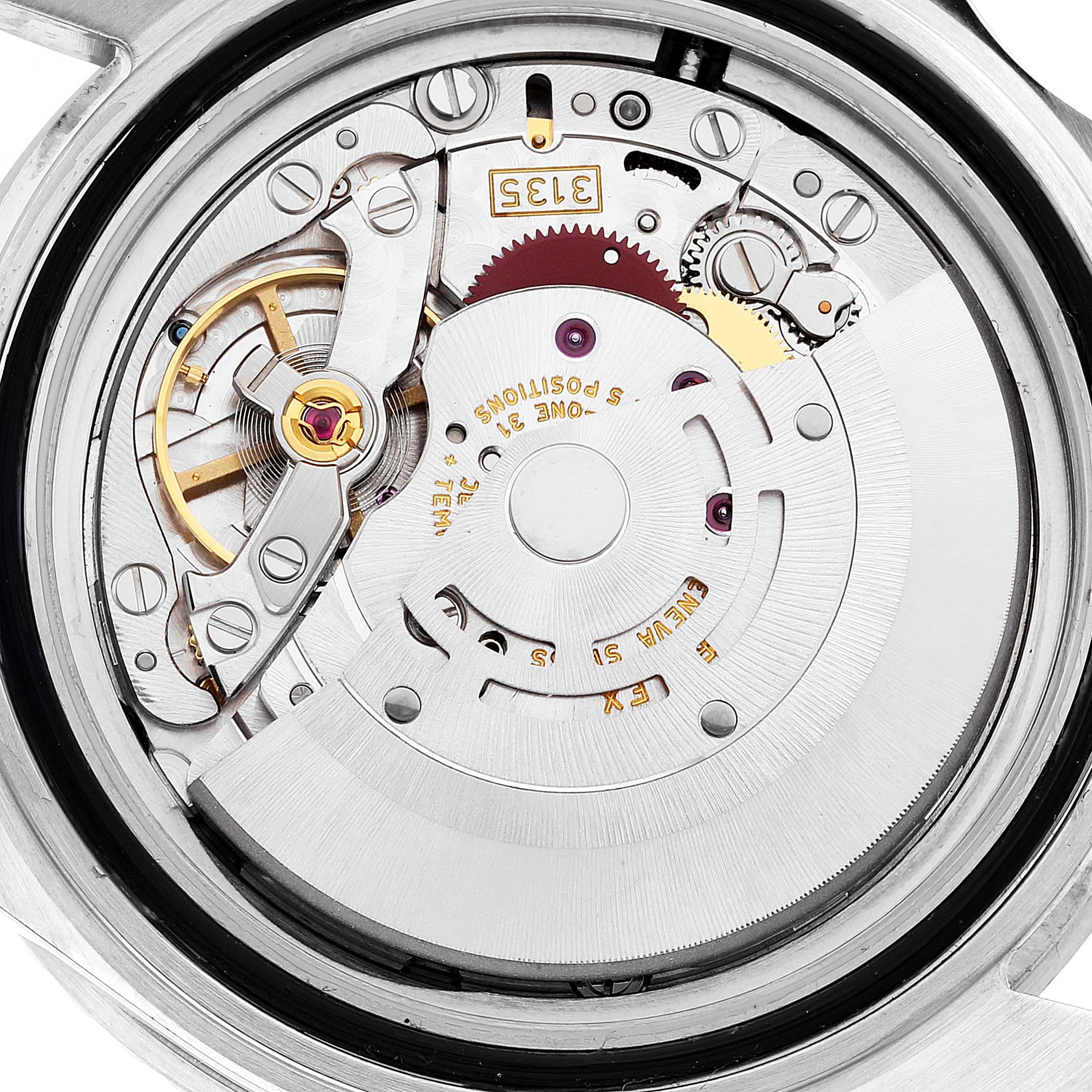 This image shows the internal mechanism viewed from the back of the Rolex Submariner 16610 Men
s Stainless Steel Black Dial 16610 Men
s Stainless Steel Black Dial watch model.