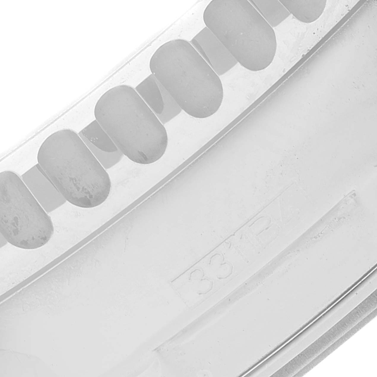 This close-up image shows the inner part of a gear mechanism from a Breitling Navitimer A2432212/C651 Men
s Stainless Steel Blue Dial A2432212/C651 Men
s Stainless Steel Blue Dial watch.