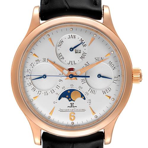 Photo of Jaeger Lecoultre Master Control Perpetual Calendar Rose Gold Watch 140.2.80