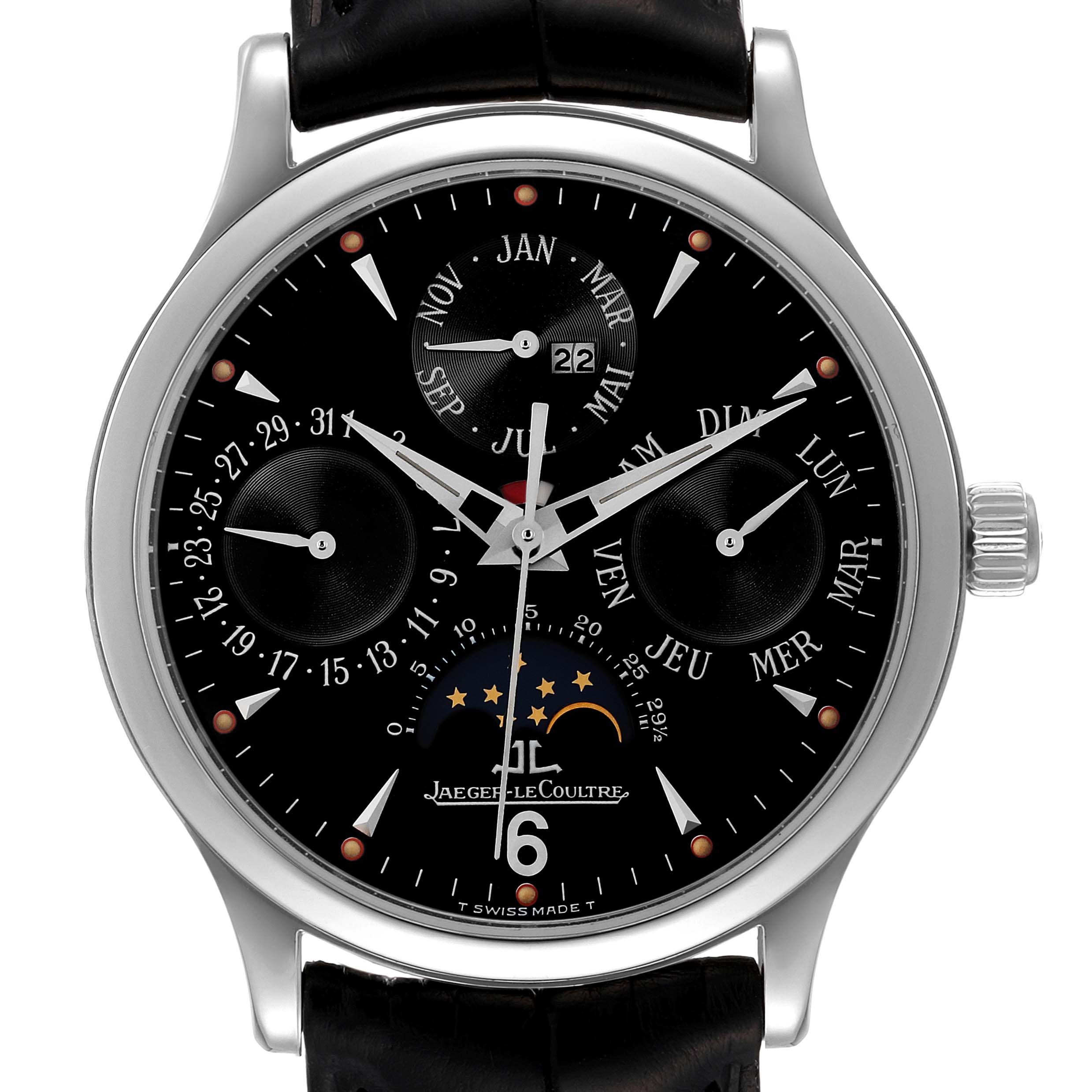 Jaeger LeCoultre Master Stainless Steel 140.8.80.S | Stock