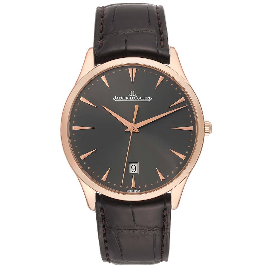 Jaeger Lecoultre Master Grande Ultra Thin Rose Gold Mens Watch