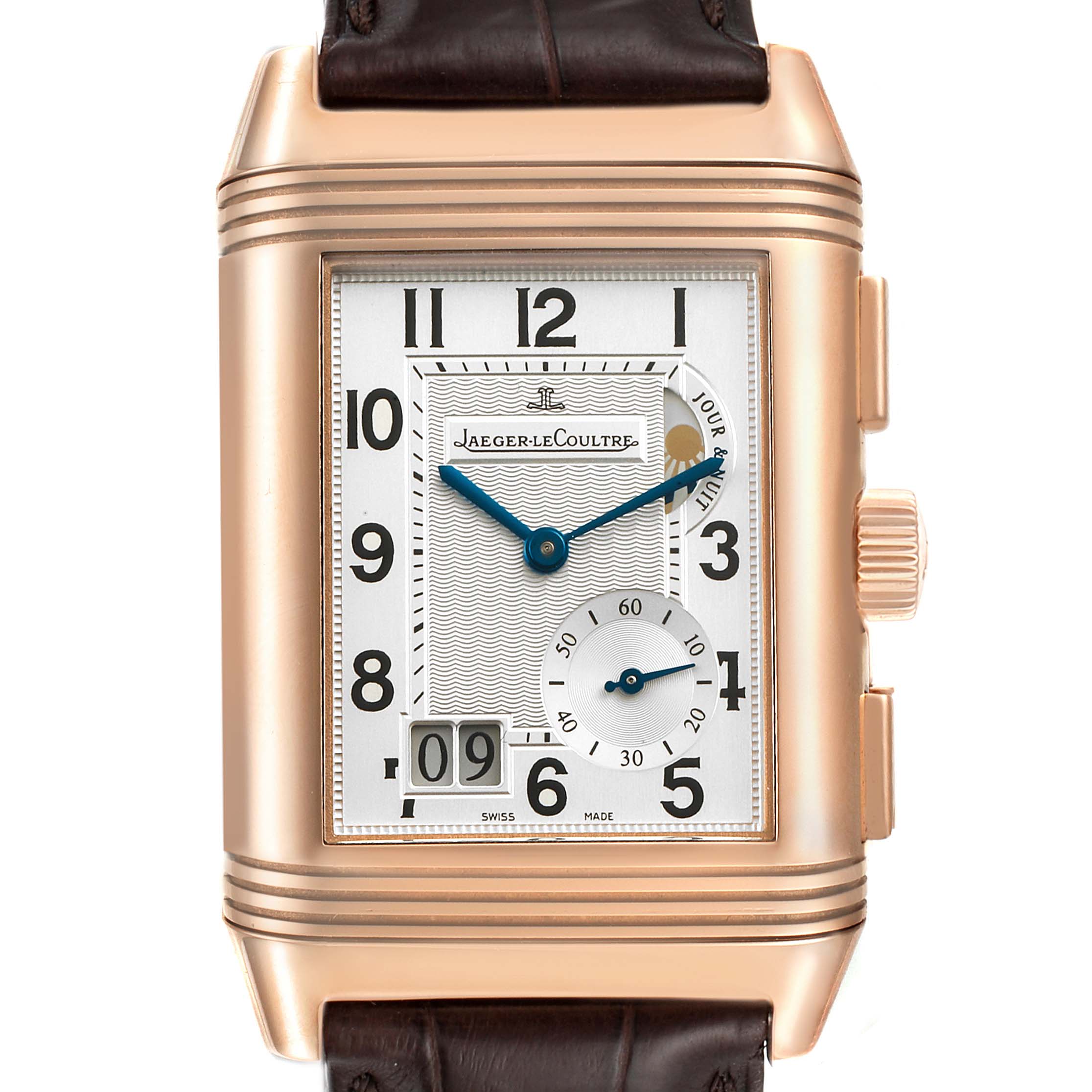 Jaeger LeCoultre Reverso Grande GMT Rose Gold Watch 240.2.18 Q3022420 ...