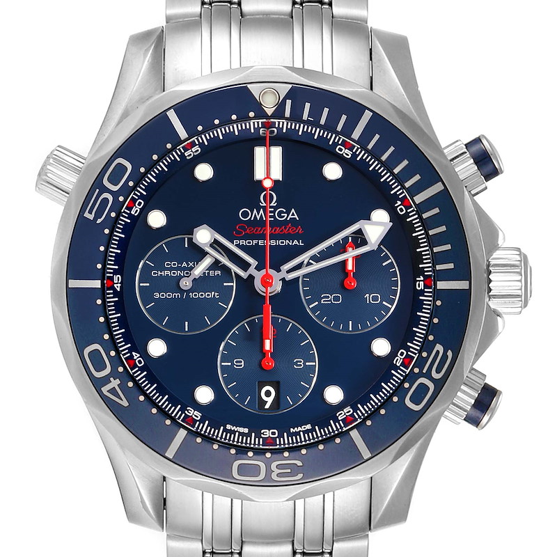 Omega Seamaster Diver 300M 44mm Watch 212.30.44.50.03.001 Card SwissWatchExpo