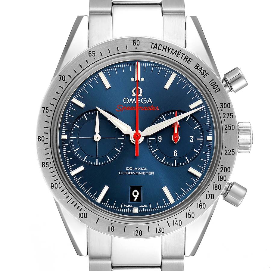 Omega Speedmaster 57 Co-Axial Chronograph Watch 331.10.42.51.03.001 Box Card SwissWatchExpo