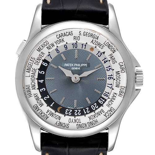 Photo of Patek Philippe World Time Complications Platinum Mens Watch 5110