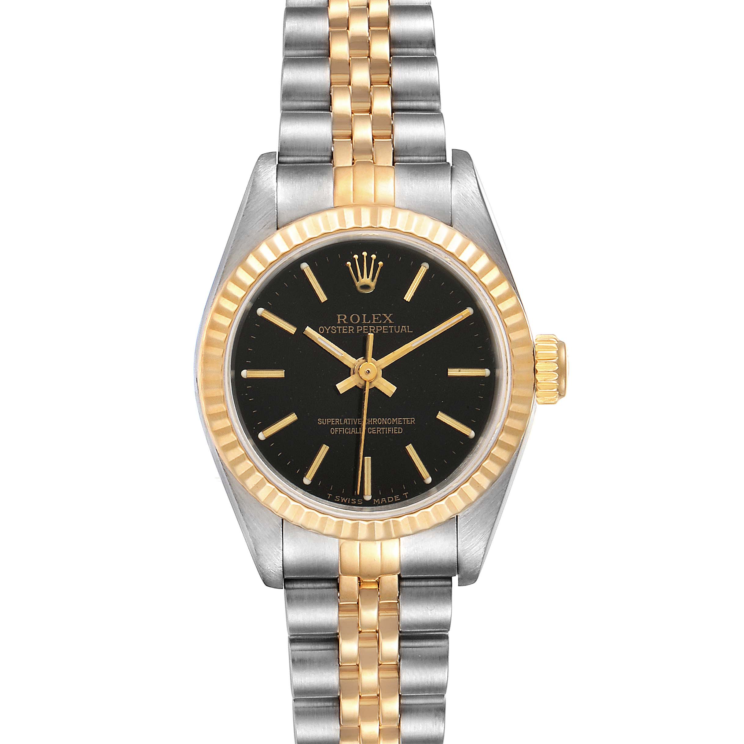 Rolex Oyster Perpetual Steel and Gold (two tone) 67193