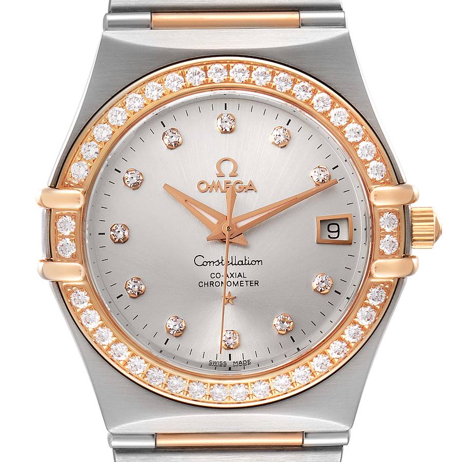 Omega Constellation 160 Years Steel Rose Gold Diamond Watch 111.25.36.20.52.001 SwissWatchExpo