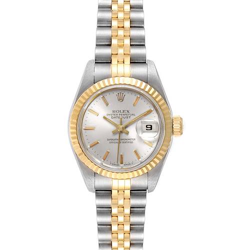 Photo of Rolex Datejust 26 Steel Yellow Gold Silver Dial Ladies Watch 69173