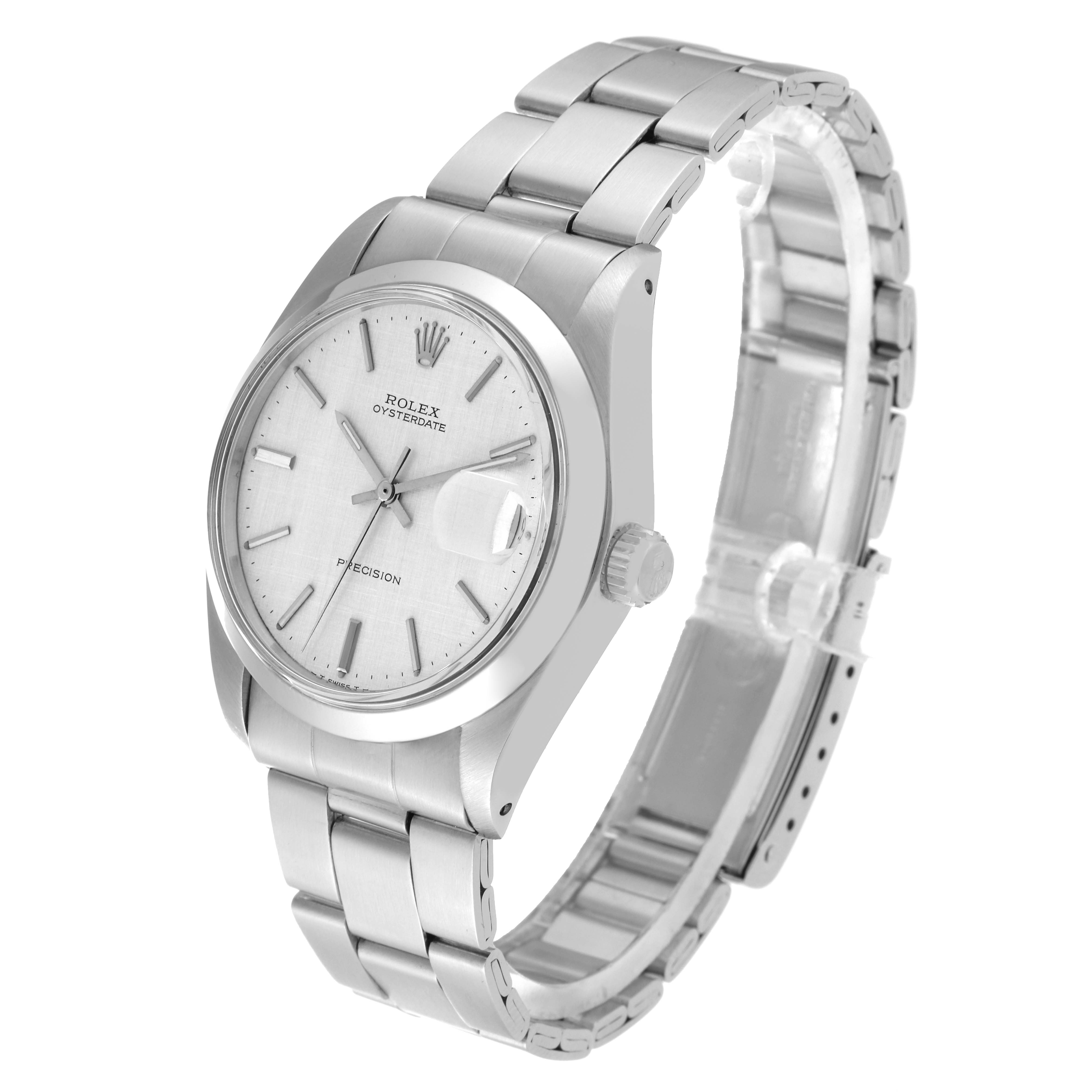 The Rolex Vintage Collection 6694 Men's Stainless Steel Silver Dial 6694 Men's Stainless Steel Silver Dial watch is shown at a slight angle highlighting the face, bezel, crown, and band.