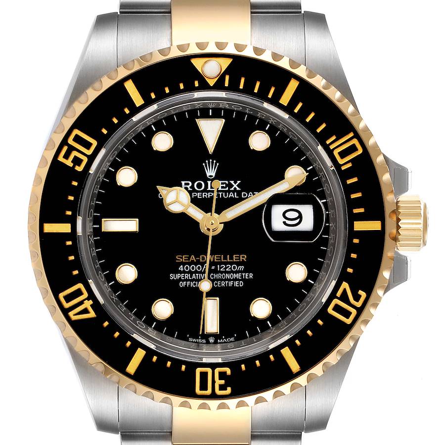 Rolex Seadweller Black Dial Steel Yellow Gold Mens Watch 126603 Unworn SwissWatchExpo