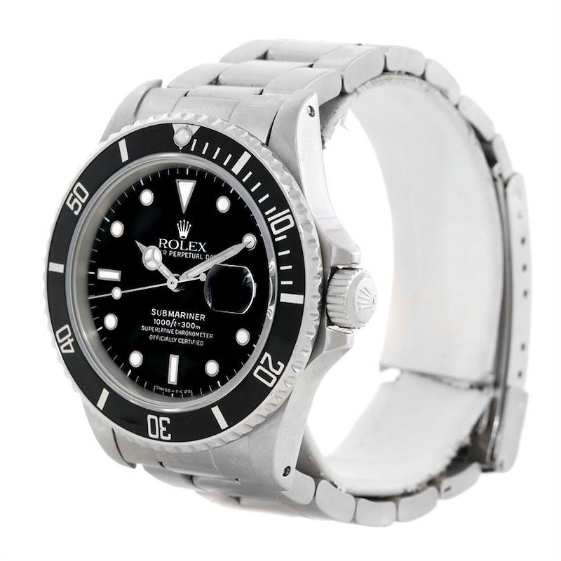 Rolex Submariner Vintage Stainless Steel Mens Watch 168000 SwissWatchExpo