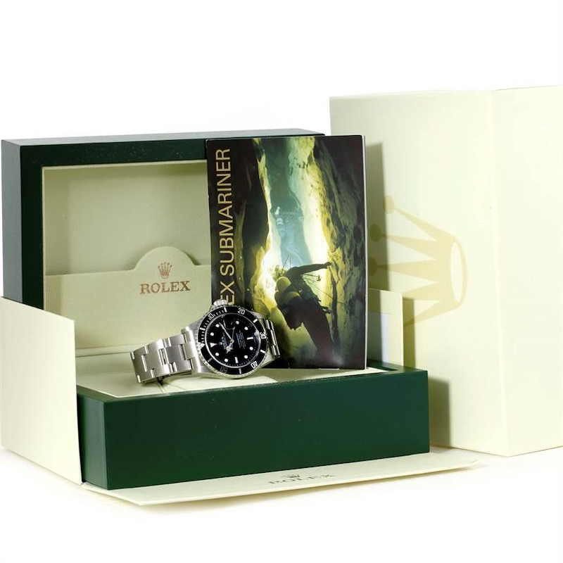 Rolex Submariner Stainless Steel 16610 Stock 10021 SwissWatchExpo