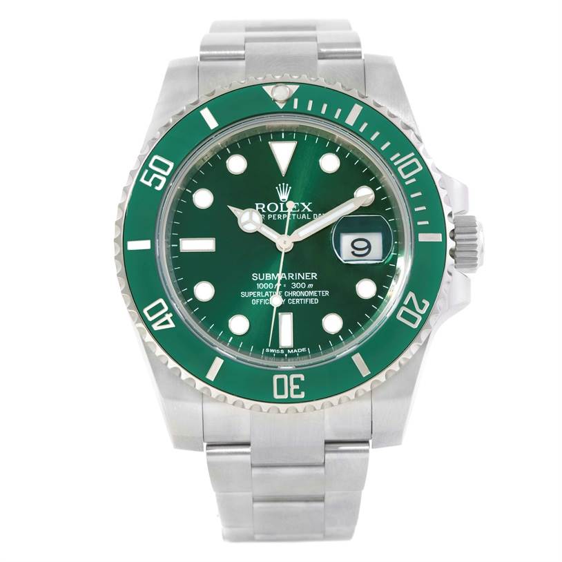 rolex submariner green ceramic