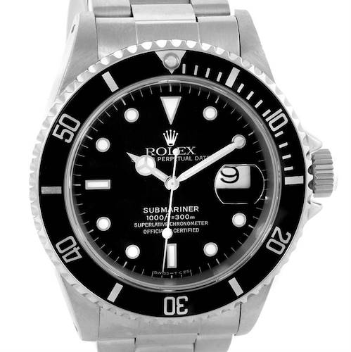 Photo of Rolex Submariner Mens Stainless Steel Watch 16610 Year 1998