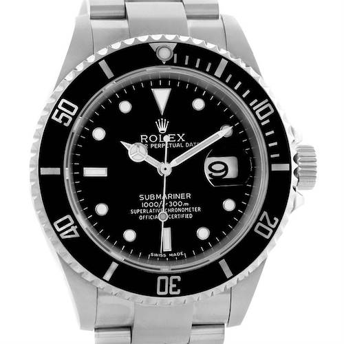 Photo of Rolex Submariner Date Mens Stainless Steel Watch 16610 Year 2006