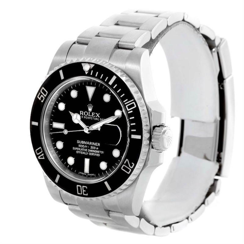 Rolex Submariner Mens Steel Date Ceramic Bezel Watch 116610 SwissWatchExpo