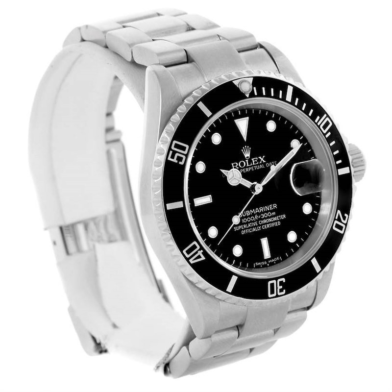 Rolex Submariner Date Mens Stainless Steel Watch Year 06 Swisswatchexpo