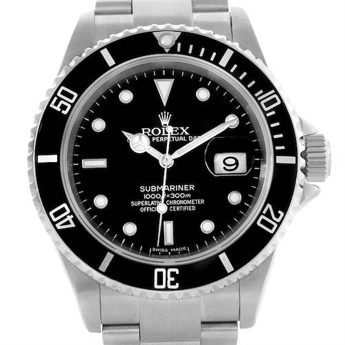 Photo of Rolex Submariner Date Mens Stainless Steel Watch 16610 Year 2006
