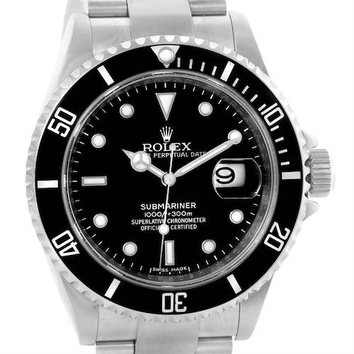 Photo of Rolex Submariner Date Mens Stainless Steel Watch 16610 Year 2007