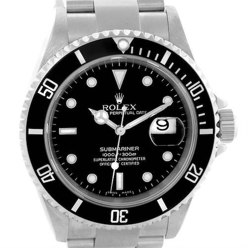 Photo of Rolex Submariner Date Mens Stainless Steel Watch 16610 Year 2004