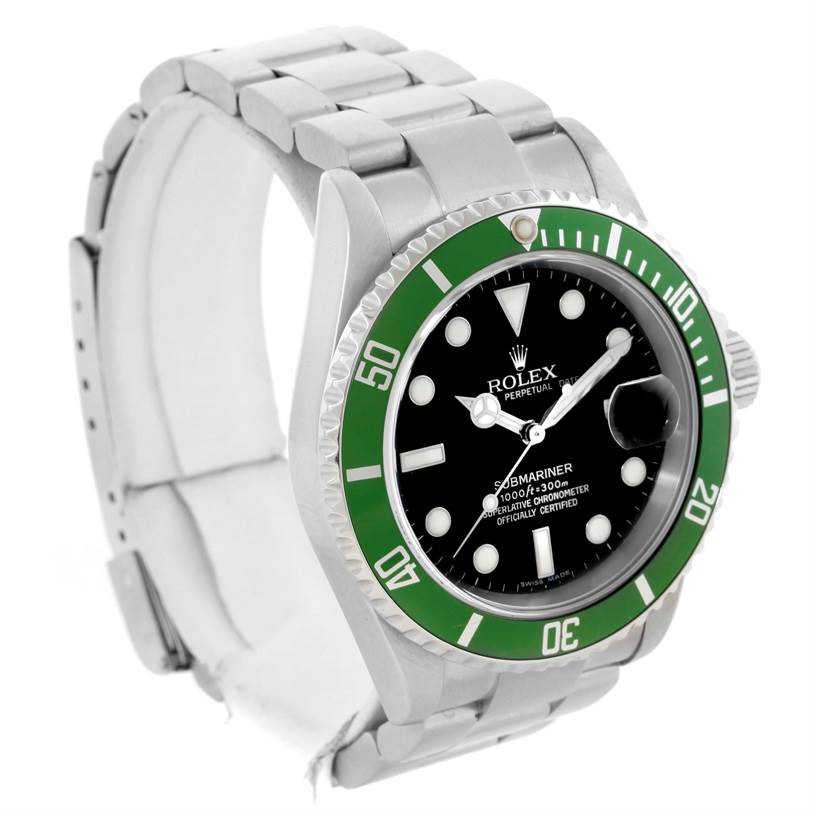 used rolex submariner green bezel