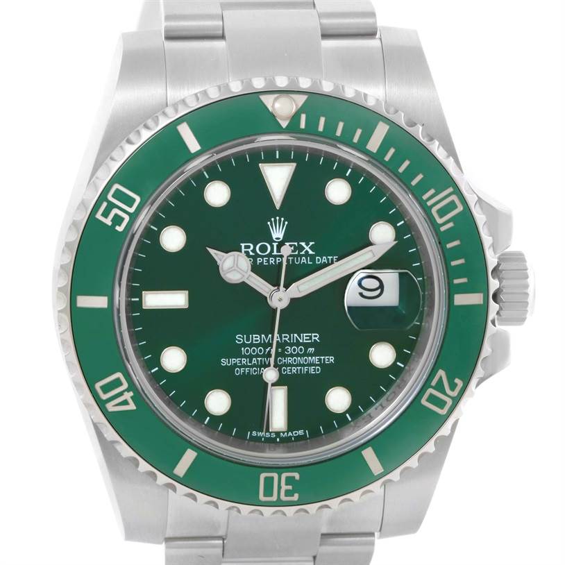 rolex submariner green ceramic