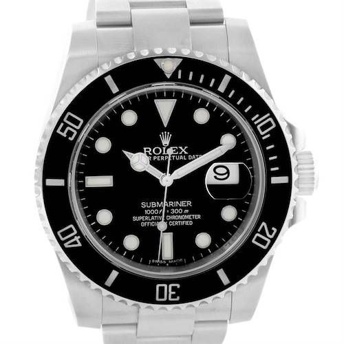 Photo of Rolex Submariner Mens Steel Ceramic Bezel Watch 116610 Unworn