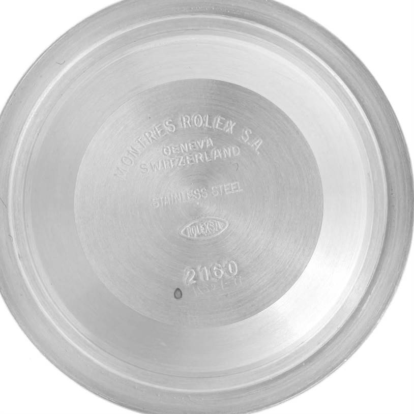 This is the inner case back of a Rolex Submariner 14060 Men
s Stainless Steel Black Dial 14060 Men
s Stainless Steel Black Dial, showing the model number and brand markings.