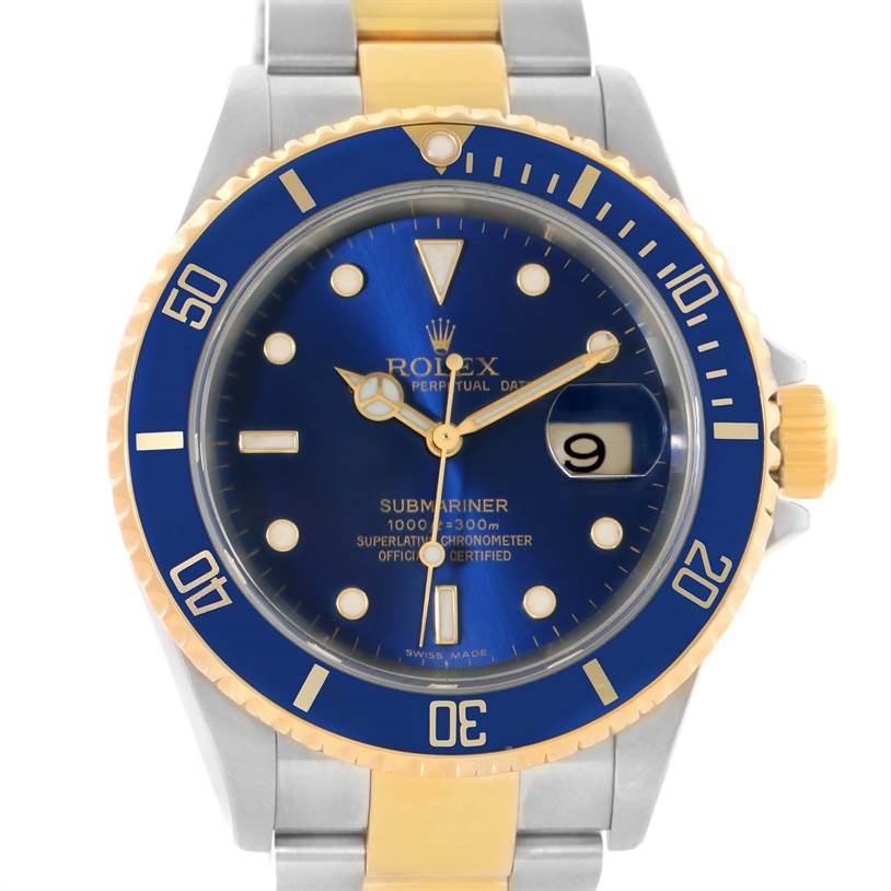 Rolex Submariner Steel Yellow Gold Automatic Watch 16613 Year 2004 ...