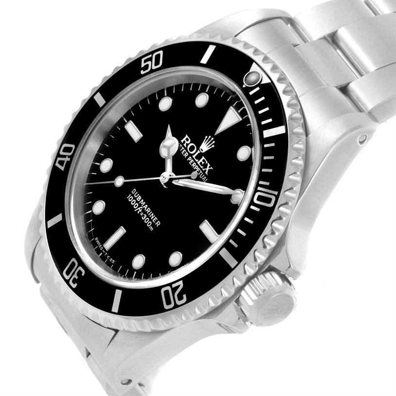 Rolex Submariner No Date Black Dial Automatic Mens Watch 14060 ...