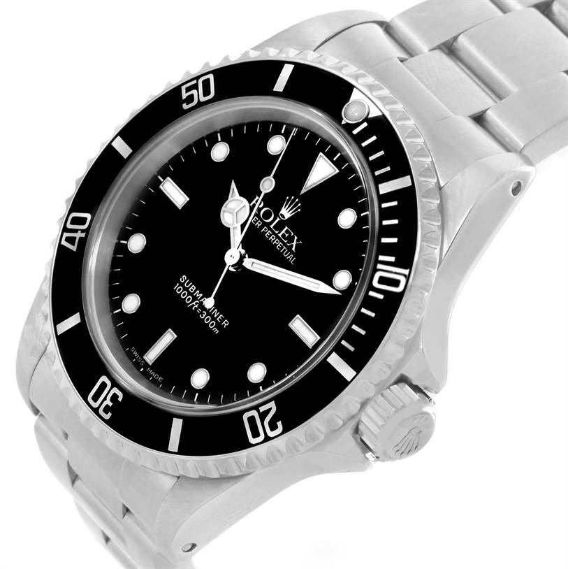 Rolex Submariner No Date Black Dial Automatic Mens Watch ...