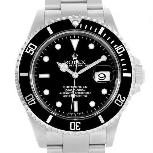 Photo of Rolex Submariner Mens Steel Automatic Date Watch 16610 Year 2000