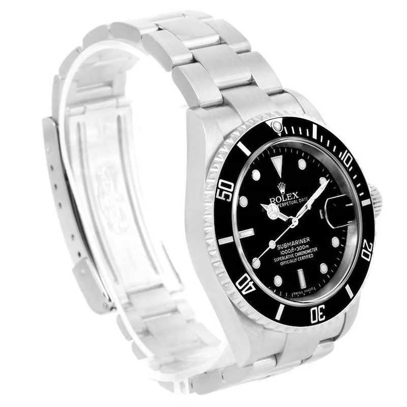 Rolex Submariner Mens Steel Automatic Date Watch 16610 Year 2005 SwissWatchExpo