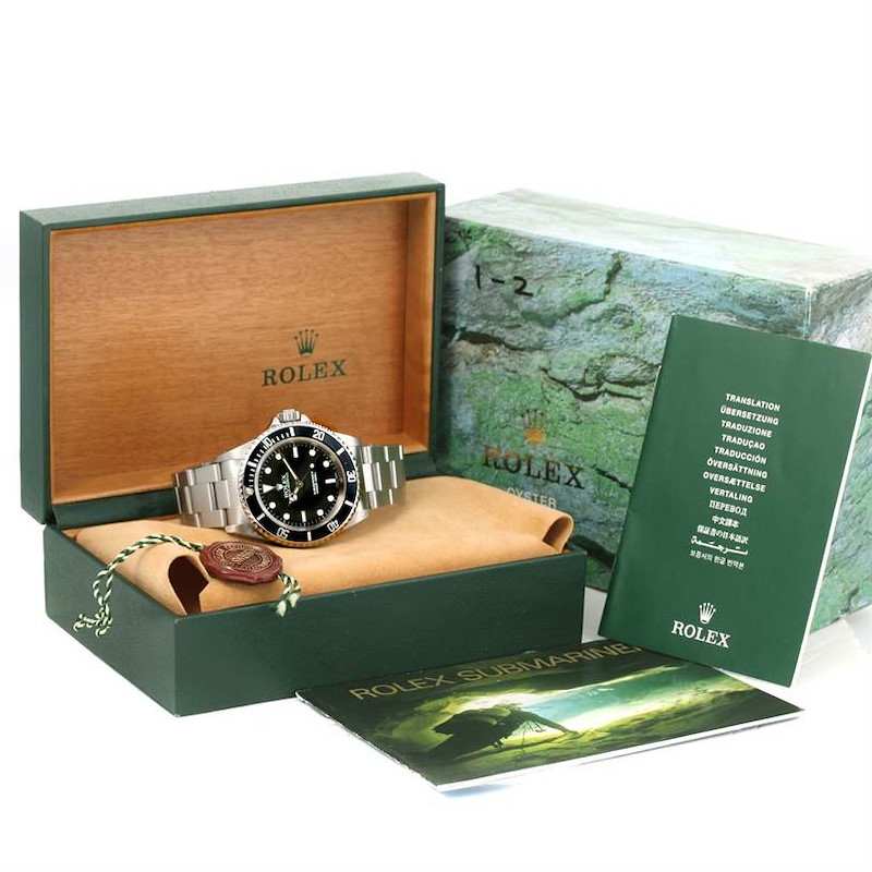 Rolex submariner outlet book