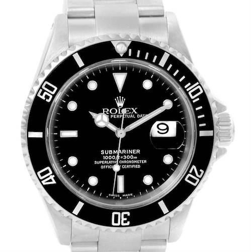 Photo of Rolex Submariner Stainless Steel Automatic Mens Watch 16610