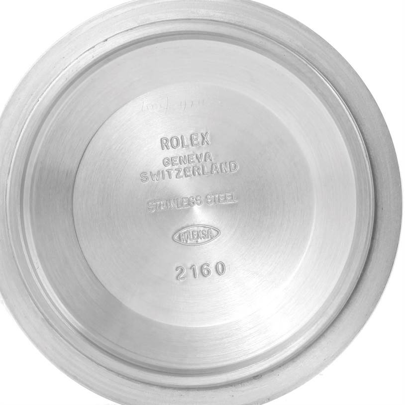 This image shows the back case of a Rolex Submariner 16613 Men
s Steel and Gold (two tone) Blue Dial 16613 Men
s Steel and Gold (two tone) Blue Dial watch, displaying engravings.