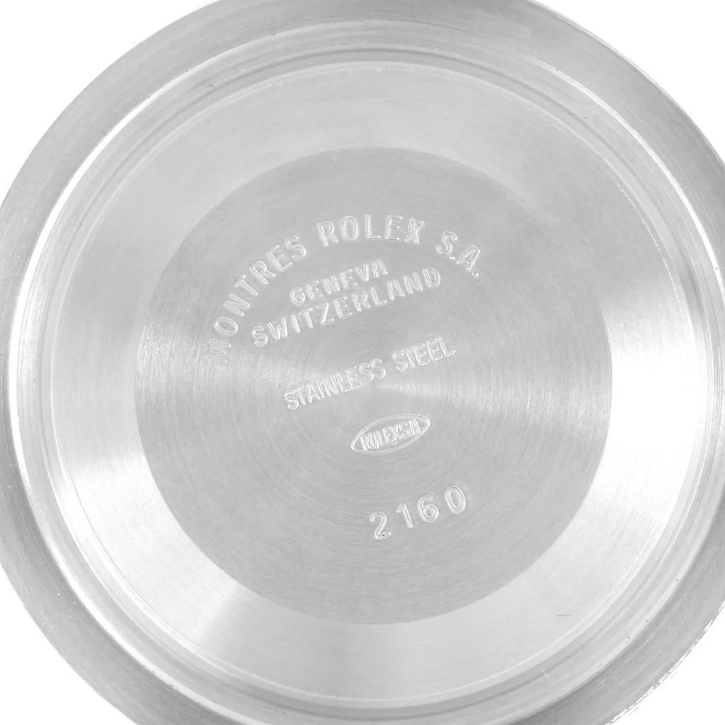 This image shows the inner side of the case back of a Rolex Submariner 16613 Men's Steel and Gold (two tone) Blue Dial 16613 Men's Steel and Gold (two tone) Blue Dial watch, displaying engraved details.